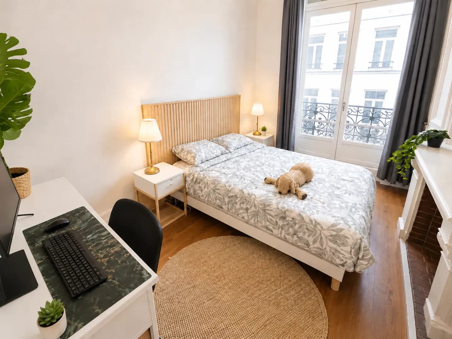 Roubaix - T2 28m² - Balconnet - Cheminée d'époque - Rendement 8%
