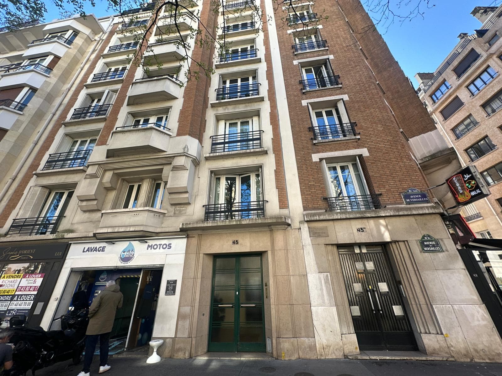 Élégant 2 pièces meublé, 43 avenue de Versailles, Paris 16ème