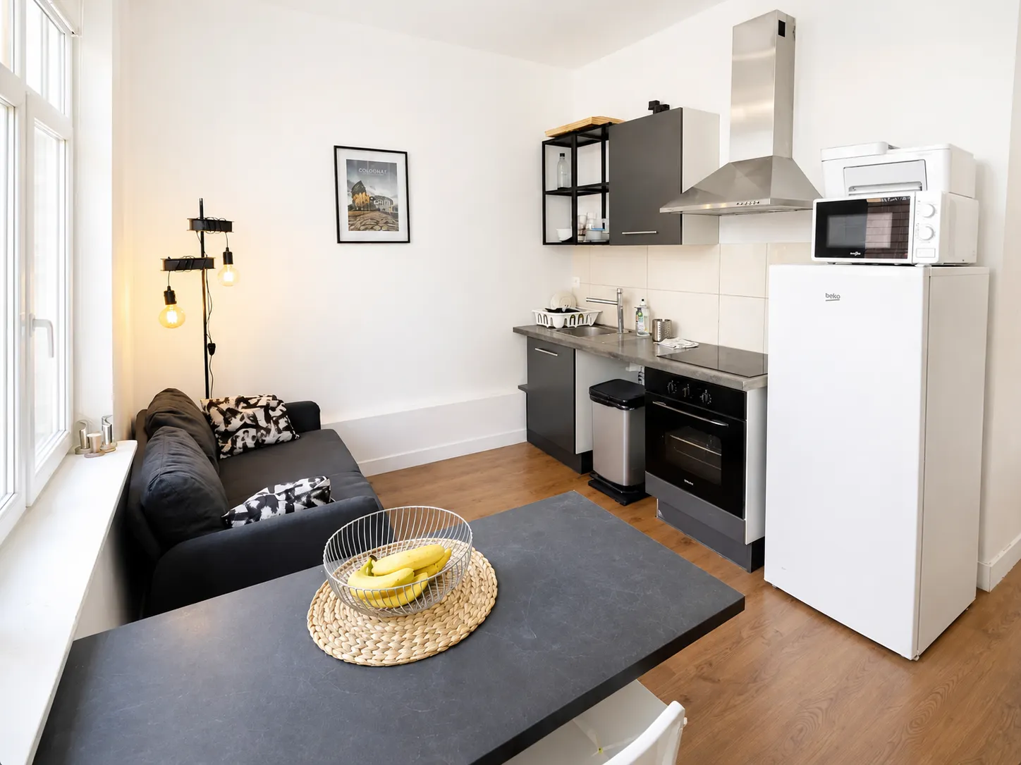 Roubaix - T2 28m² - Balconnet - Cheminée d'époque - Rendement 8%